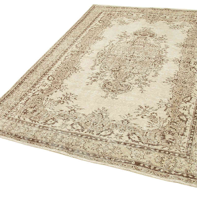 Vintage Turkish Hand-Knotted Rug - 5' 8" x 8' 4" (68 in. x 100 in.) - K0055486