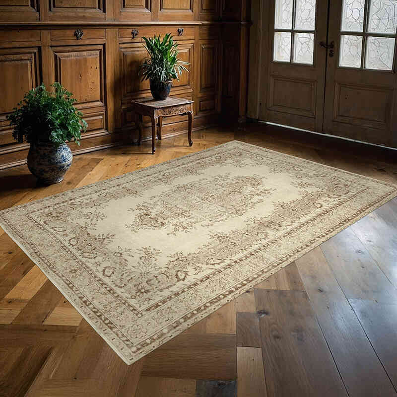 El Dokuma Vintage Halı - 173 cm x 253 cm - K0055486