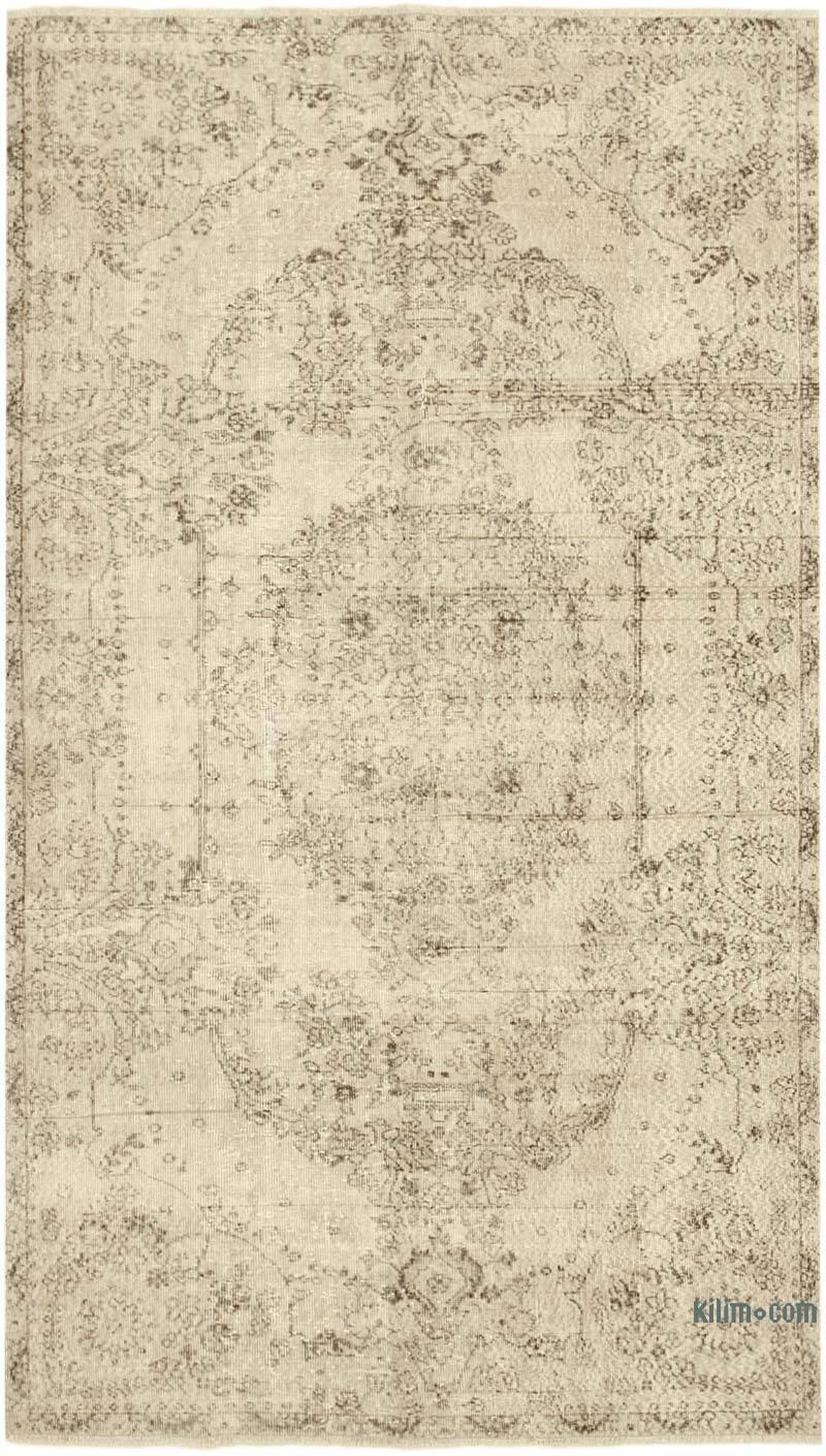 Alfombra Vintage Turca Anudada a Mano - 163 cm x 282 cm - K0055496