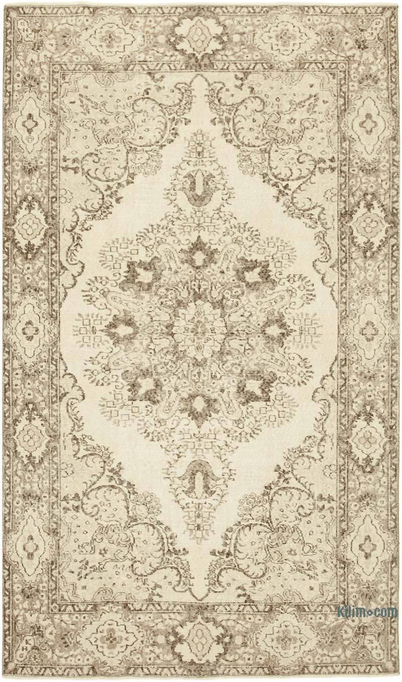 Alfombra Vintage Turca Anudada a Mano - 168 cm x 286 cm - K0055497