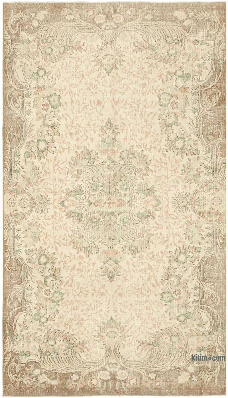 El Dokuma Vintage Halı - 164 cm x 289 cm - K0055509