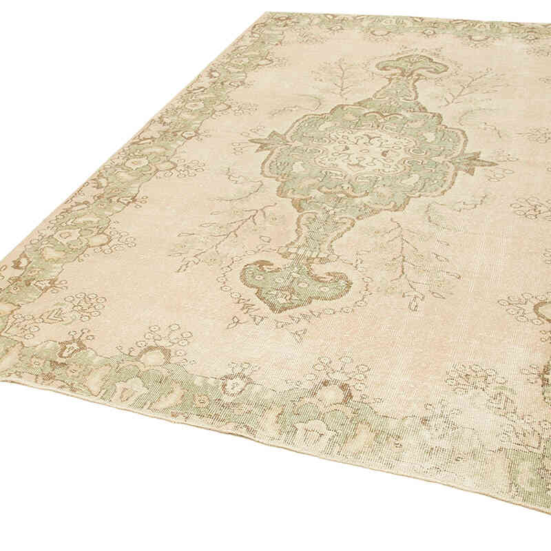 Vintage Turkish Hand-Knotted Rug - 6' 3" x 9' 5" (75" x 113") - K0055526