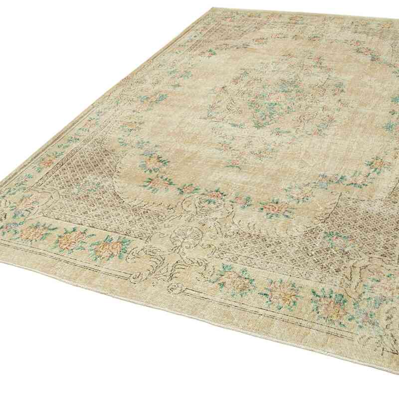 Vintage Turkish Hand-Knotted Rug - 6' 10" x 11' 1" (82 in. x 133 in.) - K0055536