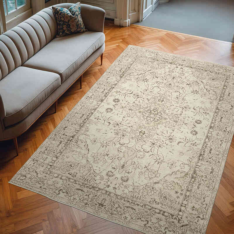 Vintage Turkish Hand-Knotted Rug - 6' 9" x 10' 1" (81" x 121") - K0055563