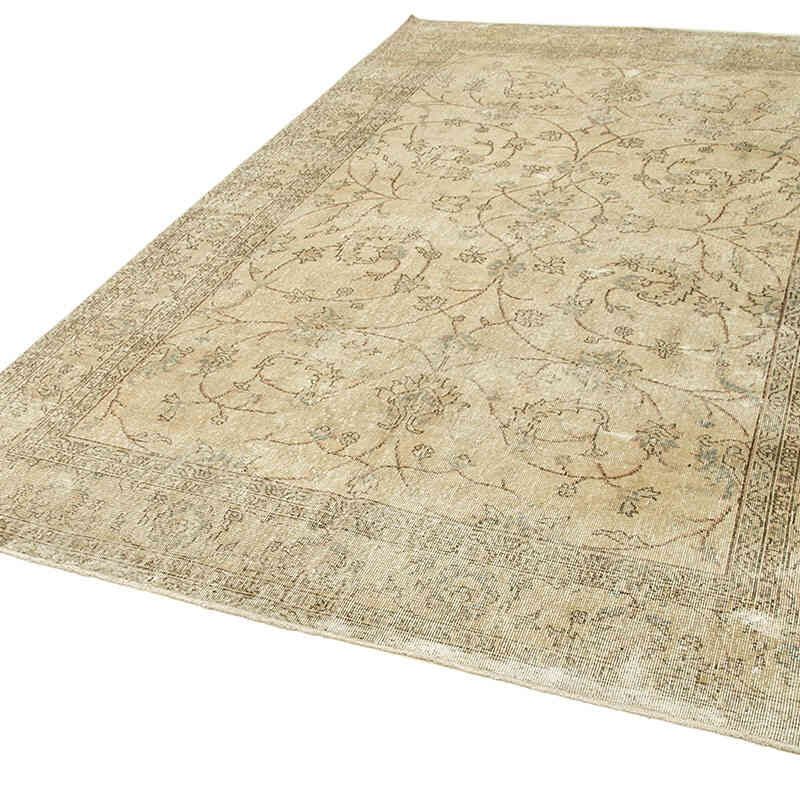 Alfombra Vintage Turca Anudada a Mano - 200 cm x 305 cm - K0055569