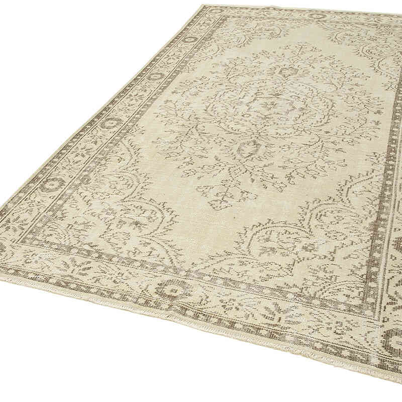 Alfombra Vintage Turca Anudada a Mano - 175 cm x 286 cm - K0055573