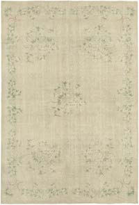 Vintage Turkish Hand-Knotted Rug - 6' 8" x 9' 11" (80" x 119")