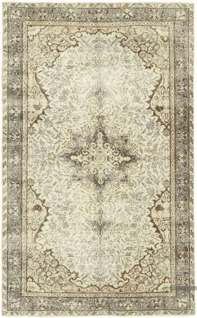 Vintage Turkish Hand-Knotted Rug - 5' 1" x 8' 2" (61 in. x 98 in.)
