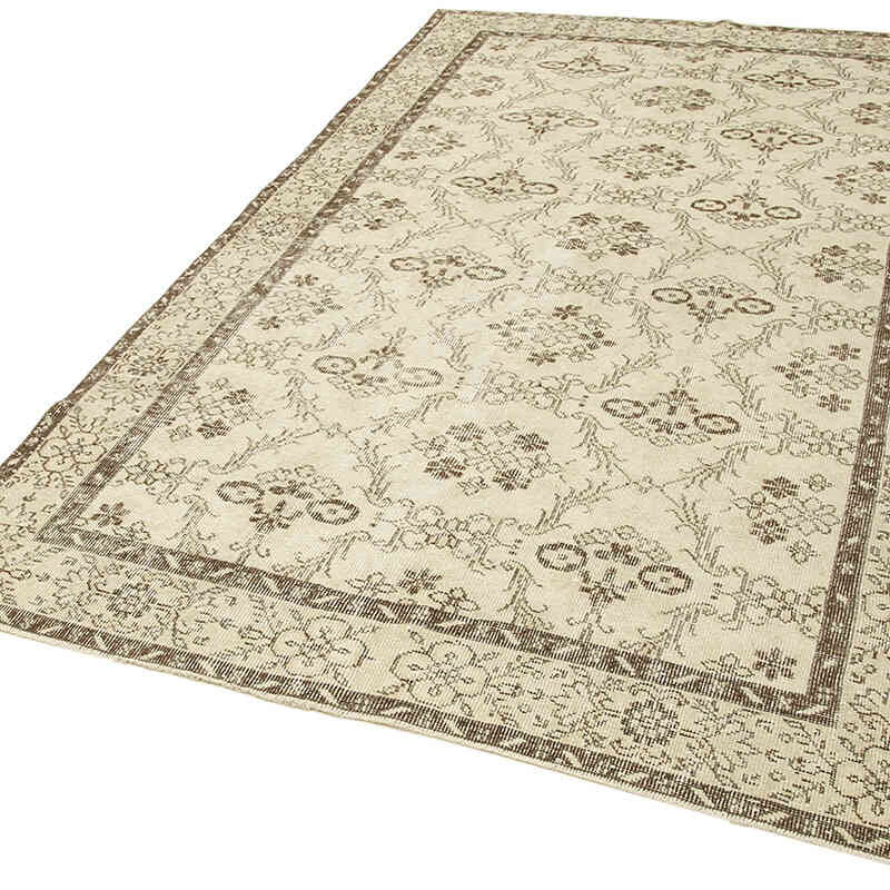 Alfombra Vintage Turca Anudada a Mano - 163 cm x 278 cm - K0055584