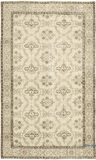 Alfombra Vintage Turca Anudada a Mano - 163 cm x 278 cm