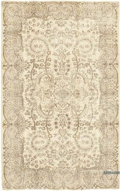 Alfombra Vintage Turca Anudada a Mano - 167 cm x 270 cm