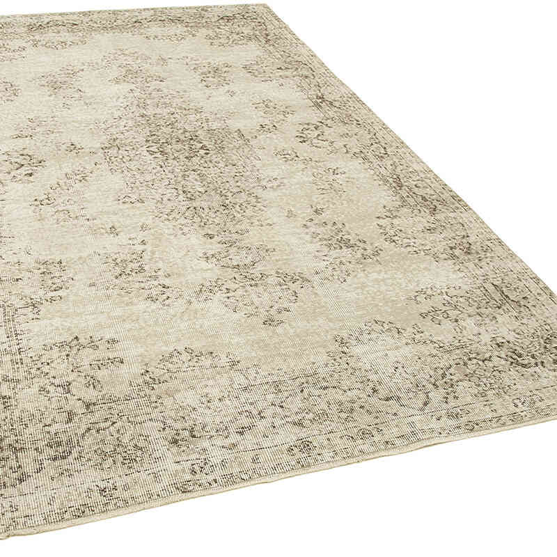 Vintage Turkish Hand-Knotted Rug - 5' 7" x 9'  (67" x 108") - K0055596