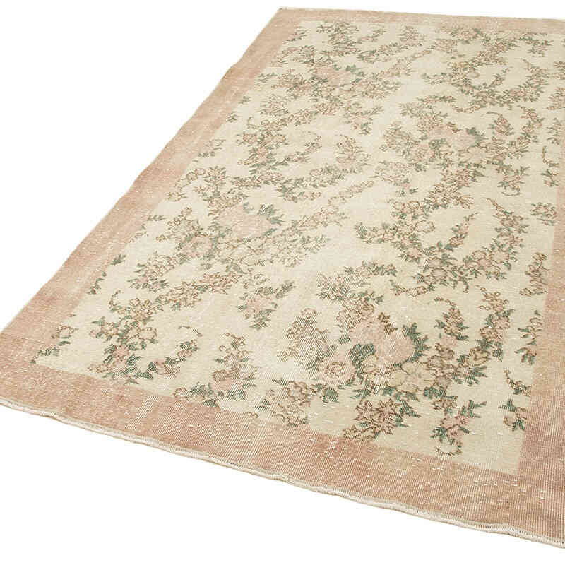 Vintage Turkish Hand-Knotted Rug - 4' 10" x 8' 1" (58" x 97") - K0055597