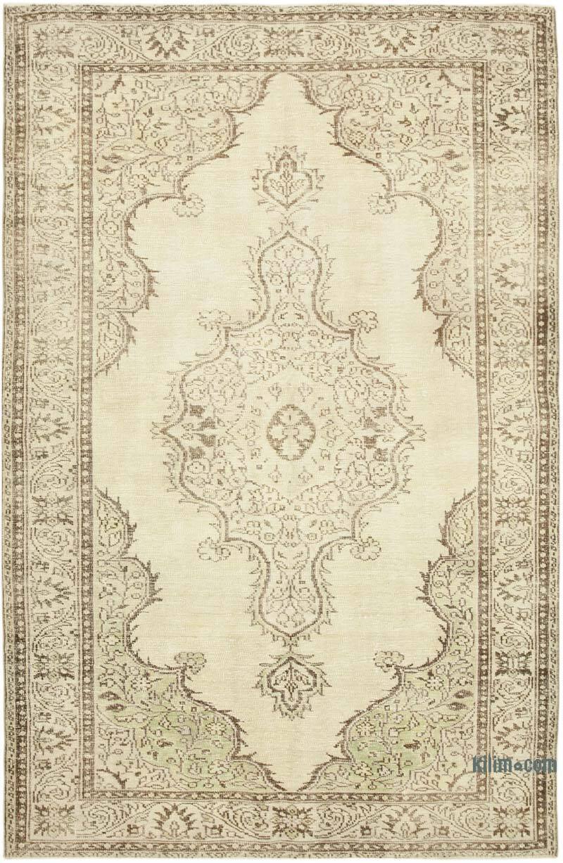 Vintage Turkish Hand-Knotted Rug - 6' 3" x 9' 8" (75" x 116") - K0055600