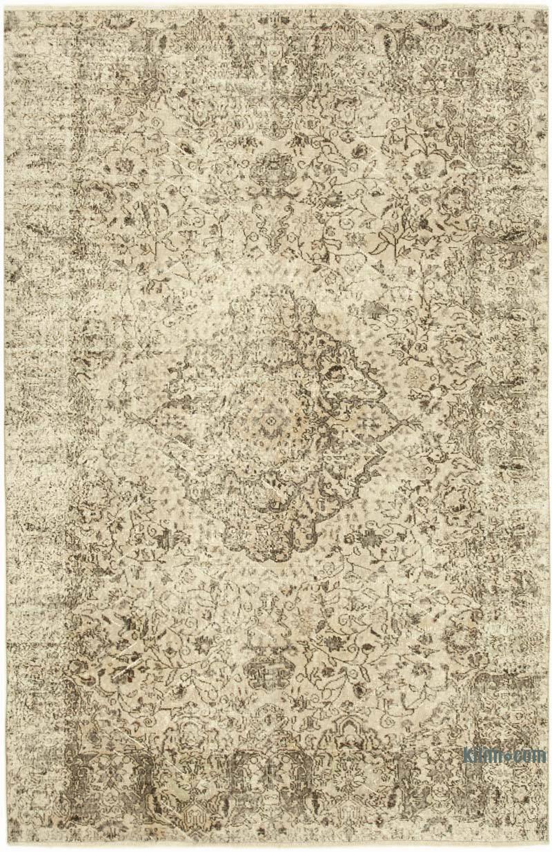 El Dokuma Vintage Halı - 202 cm x 312 cm - K0055602