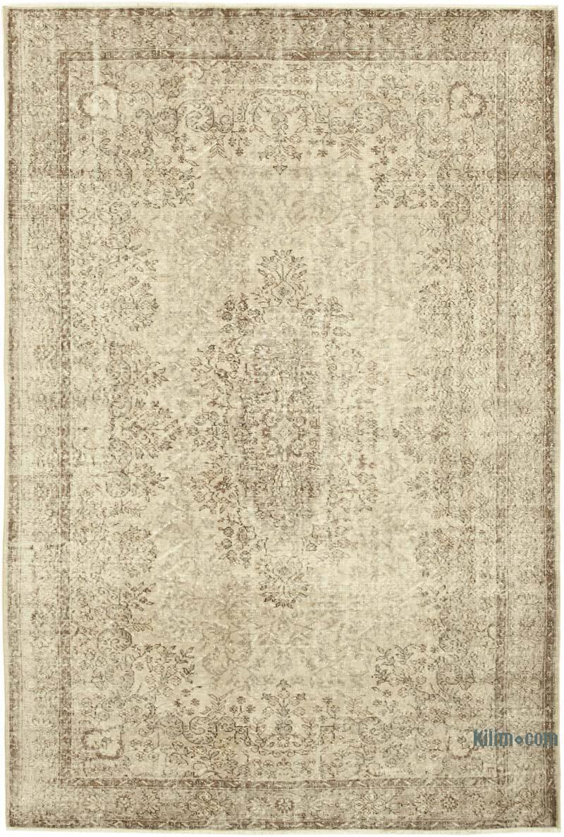 Vintage Turkish Hand-Knotted Rug - 6' 8" x 10' 3" (80" x 123") - K0055603