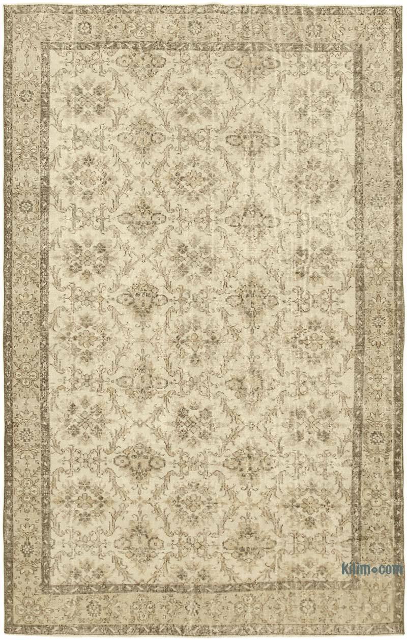 El Dokuma Vintage Halı - 194 cm x 306 cm - K0055604