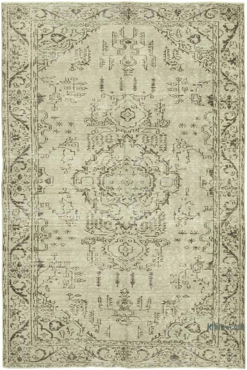 Vintage Turkish Hand-Knotted Rug - 6' 4" x 9' 5" (76 in. x 113 in.) - K0055609