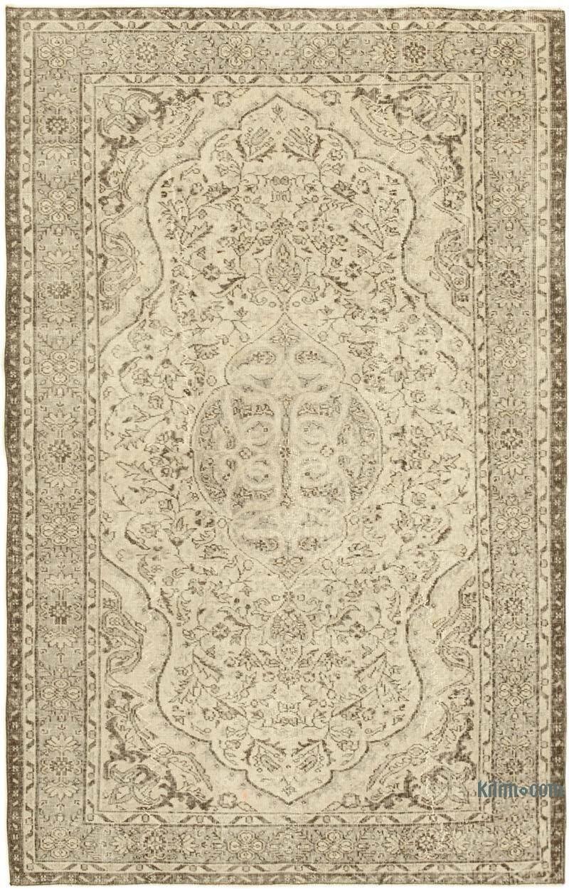 Alfombra Vintage Turca Anudada a Mano - 170 cm x 276 cm - K0055615