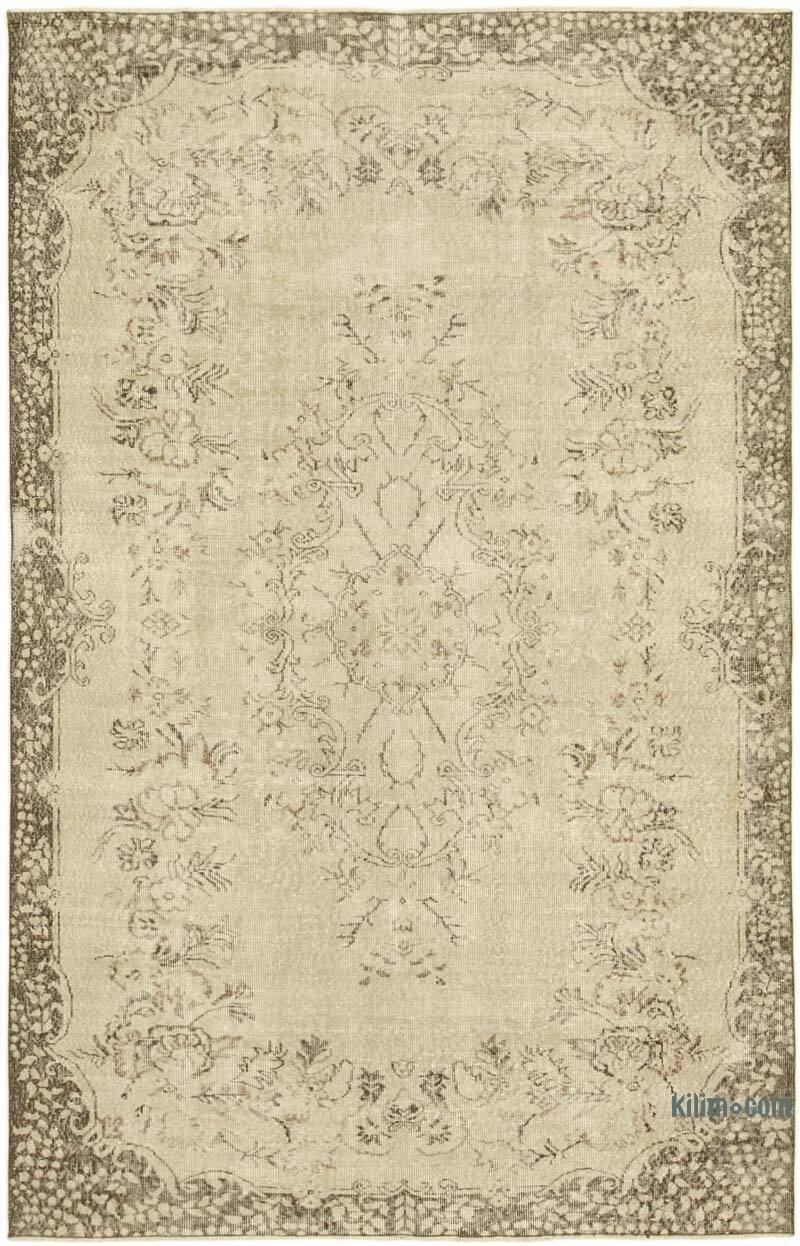 Alfombra Vintage Turca Anudada a Mano - 185 cm x 290 cm - K0055616