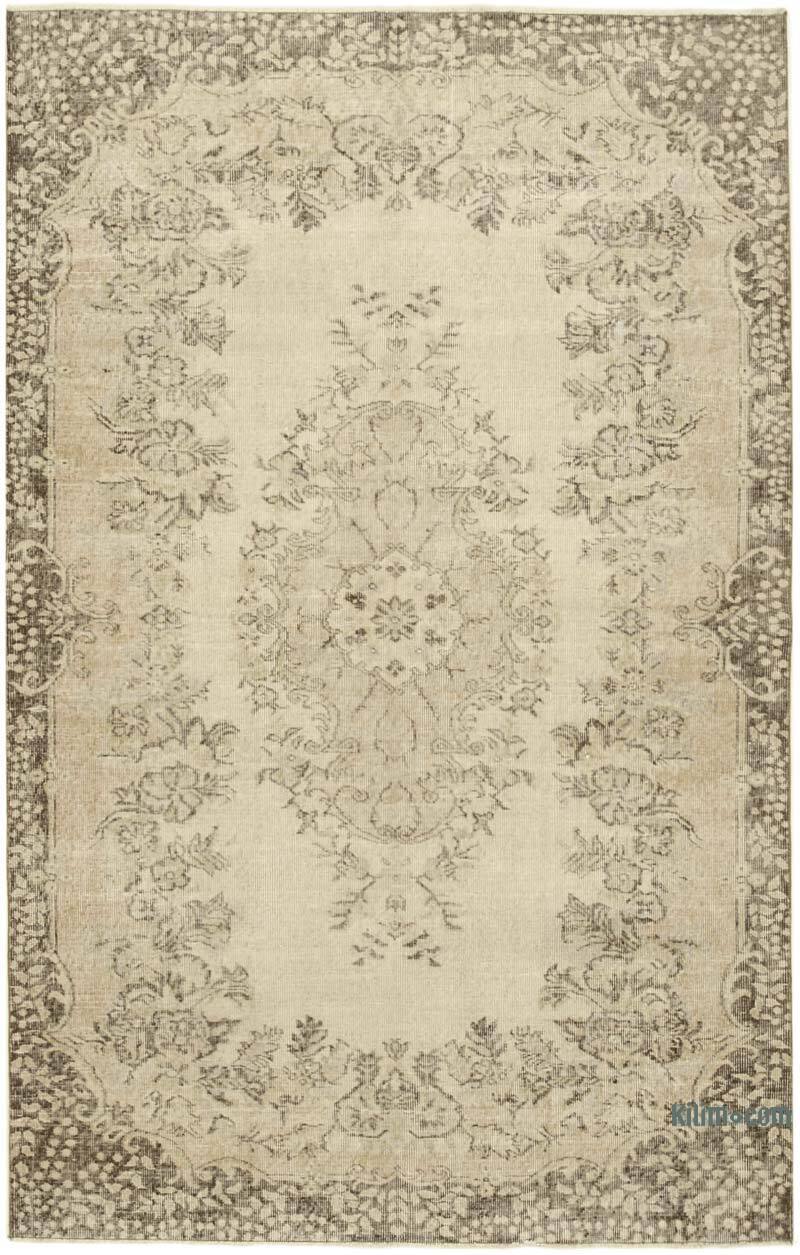 Vintage Turkish Hand-Knotted Rug - 5' 10" x 9' 1" (70" x 109") - K0055622