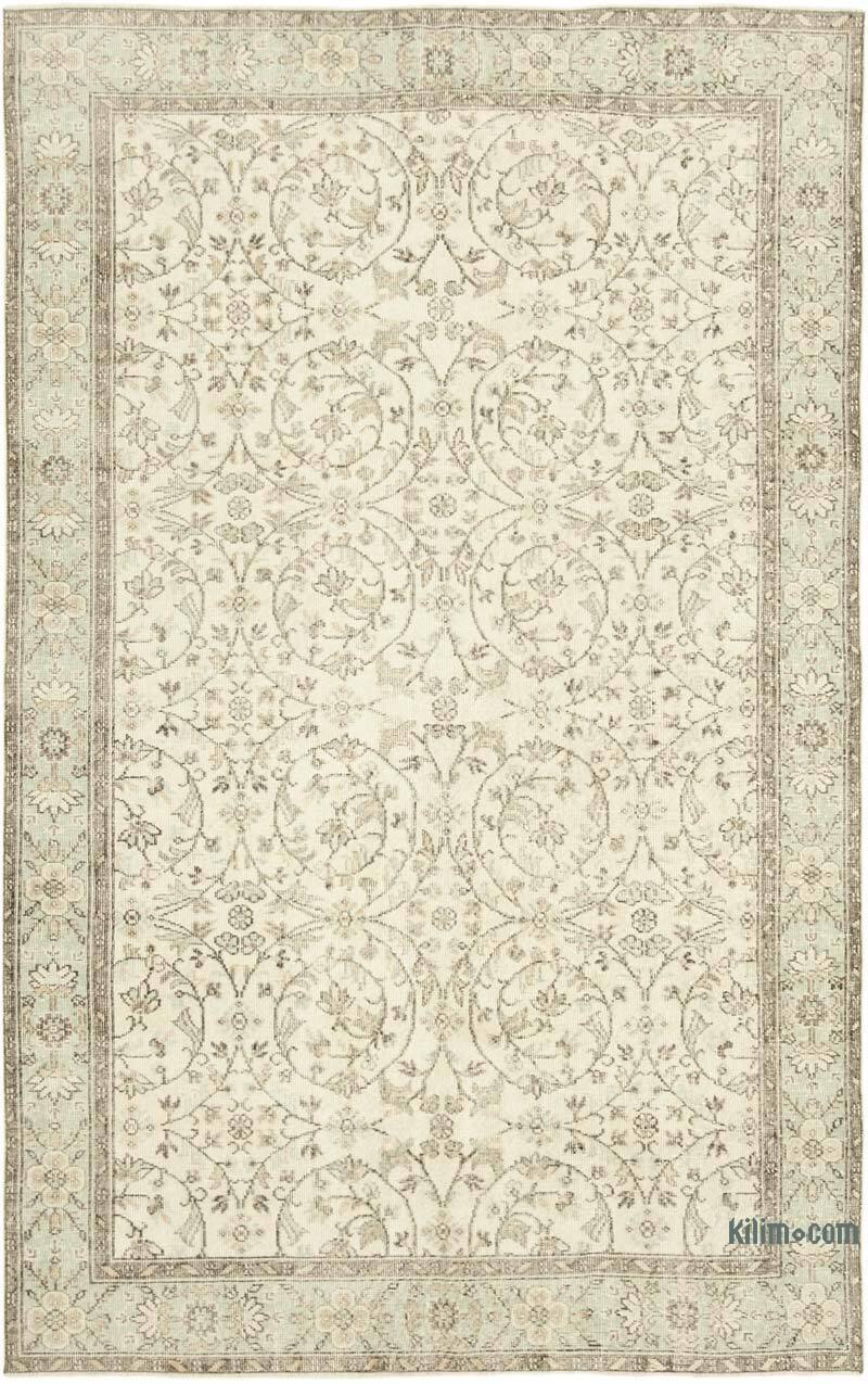 El Dokuma Vintage Halı - 183 cm x 295 cm - K0055623