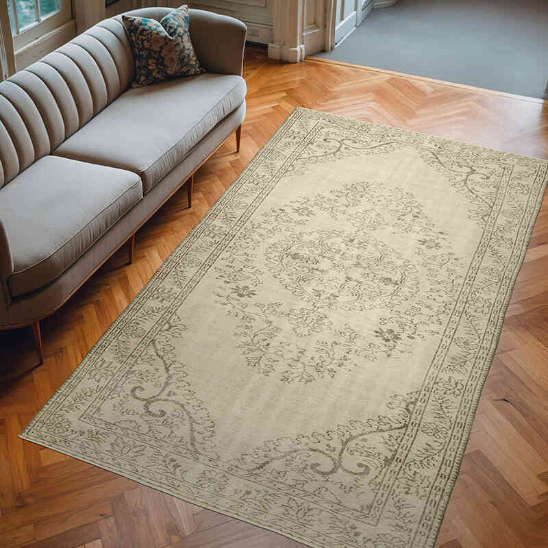 Vintage Turkish Hand-Knotted Rug - 5' 10" x 9' 7" (70" x 115") - K0055627