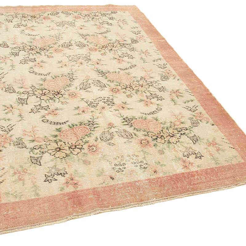 El Dokuma Vintage Halı - 157 cm x 235 cm - K0055628