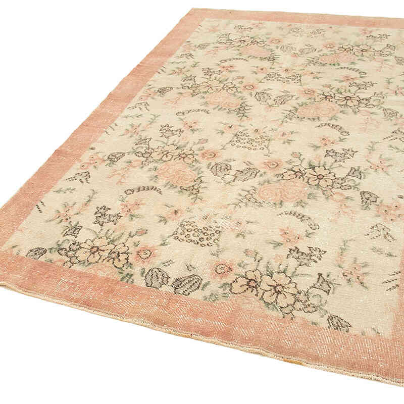 El Dokuma Vintage Halı - 157 cm x 235 cm - K0055628