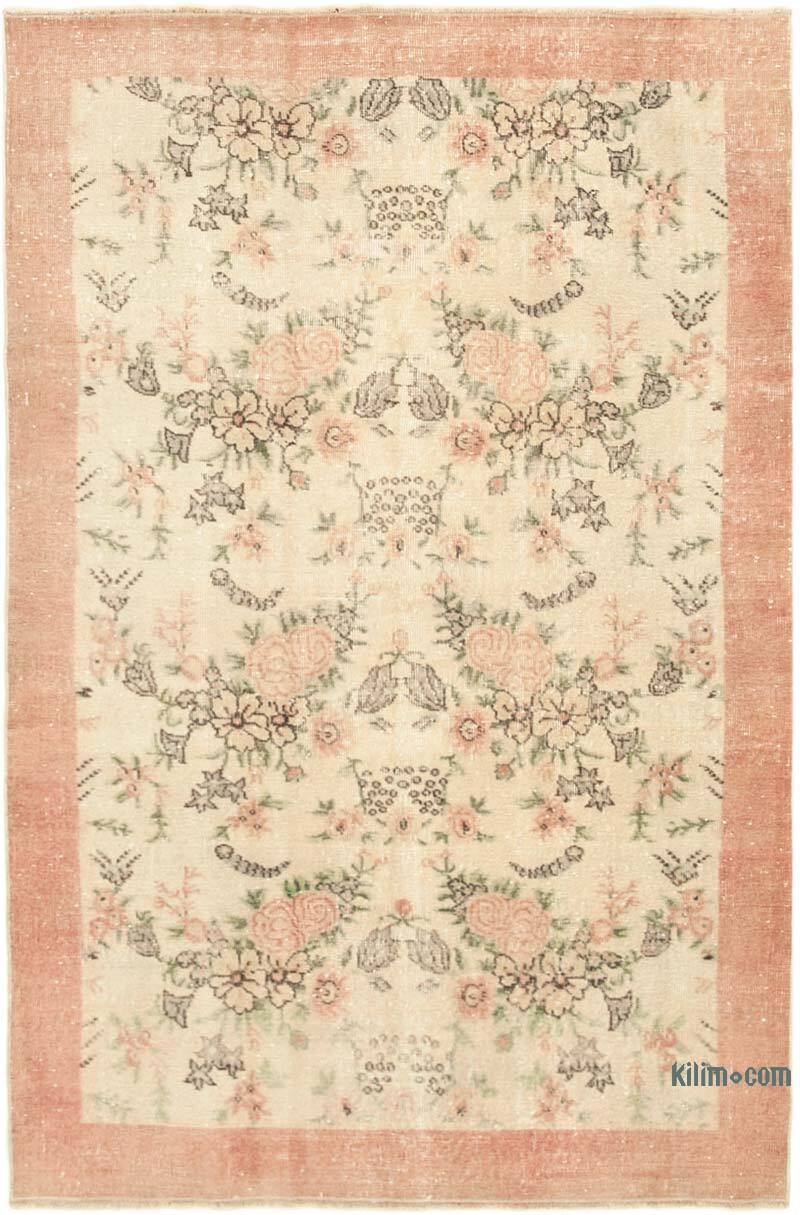 El Dokuma Vintage Halı - 157 cm x 235 cm - K0055628