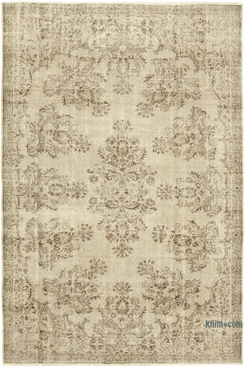 Alfombra Vintage Turca Anudada a Mano - 208 cm x 310 cm - K0055630
