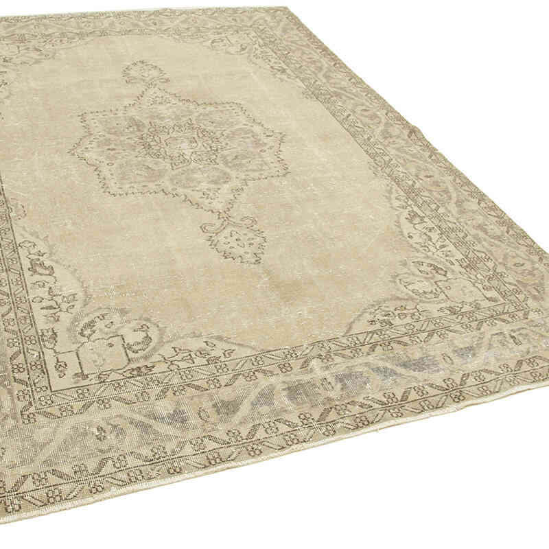 Vintage Turkish Hand-Knotted Rug - 6' 4" x 9' 1" (76" x 109") - K0055632