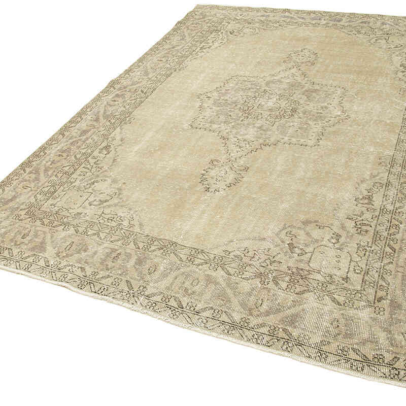 Vintage Turkish Hand-Knotted Rug - 6' 4" x 9' 1" (76" x 109") - K0055632
