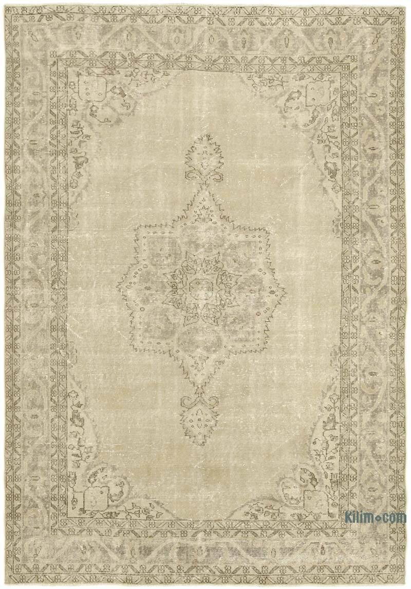 Vintage Turkish Hand-Knotted Rug - 6' 4" x 9' 1" (76" x 109") - K0055632