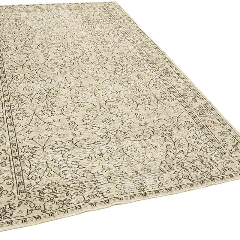 Vintage Turkish Hand-Knotted Rug - 5' 2" x 8' 6" (62" x 102") - K0055636