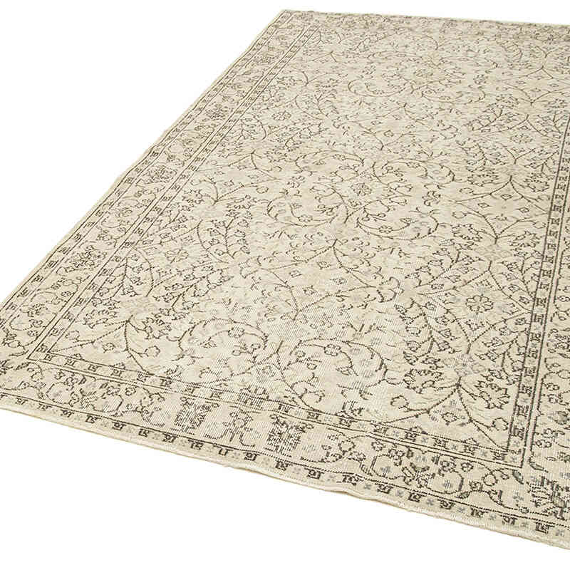 Vintage Turkish Hand-Knotted Rug - 5' 2" x 8' 6" (62" x 102") - K0055636