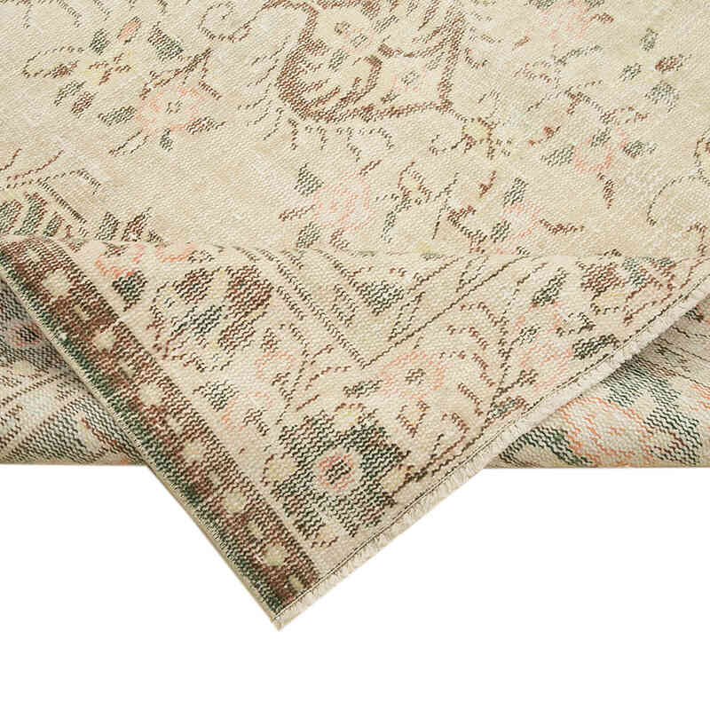 Alfombra Vintage Turca Anudada a Mano - 181 cm x 283 cm - K0055640