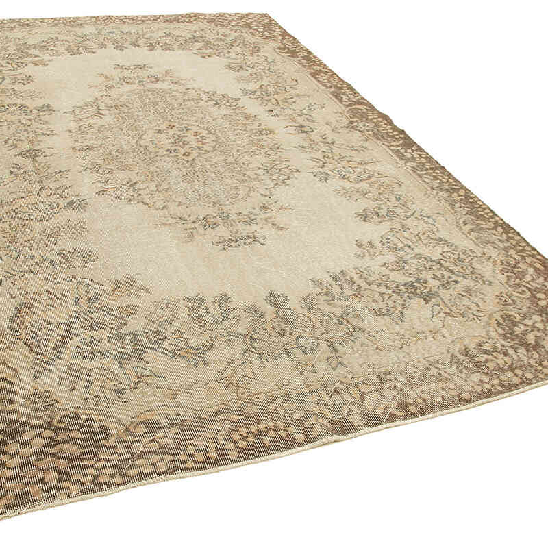 El Dokuma Vintage Halı - 202 cm x 301 cm - K0055641