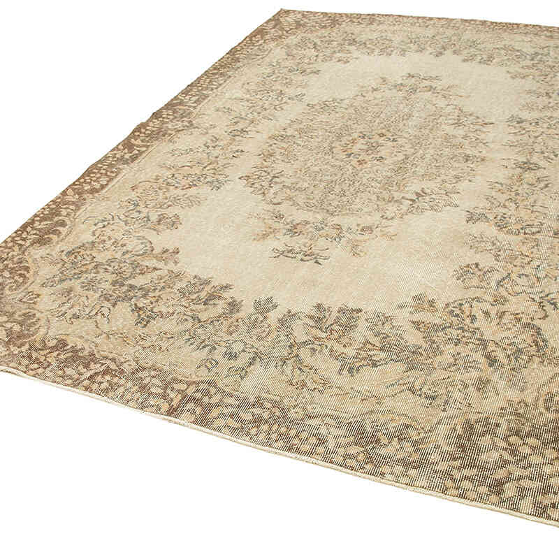 El Dokuma Vintage Halı - 202 cm x 301 cm - K0055641