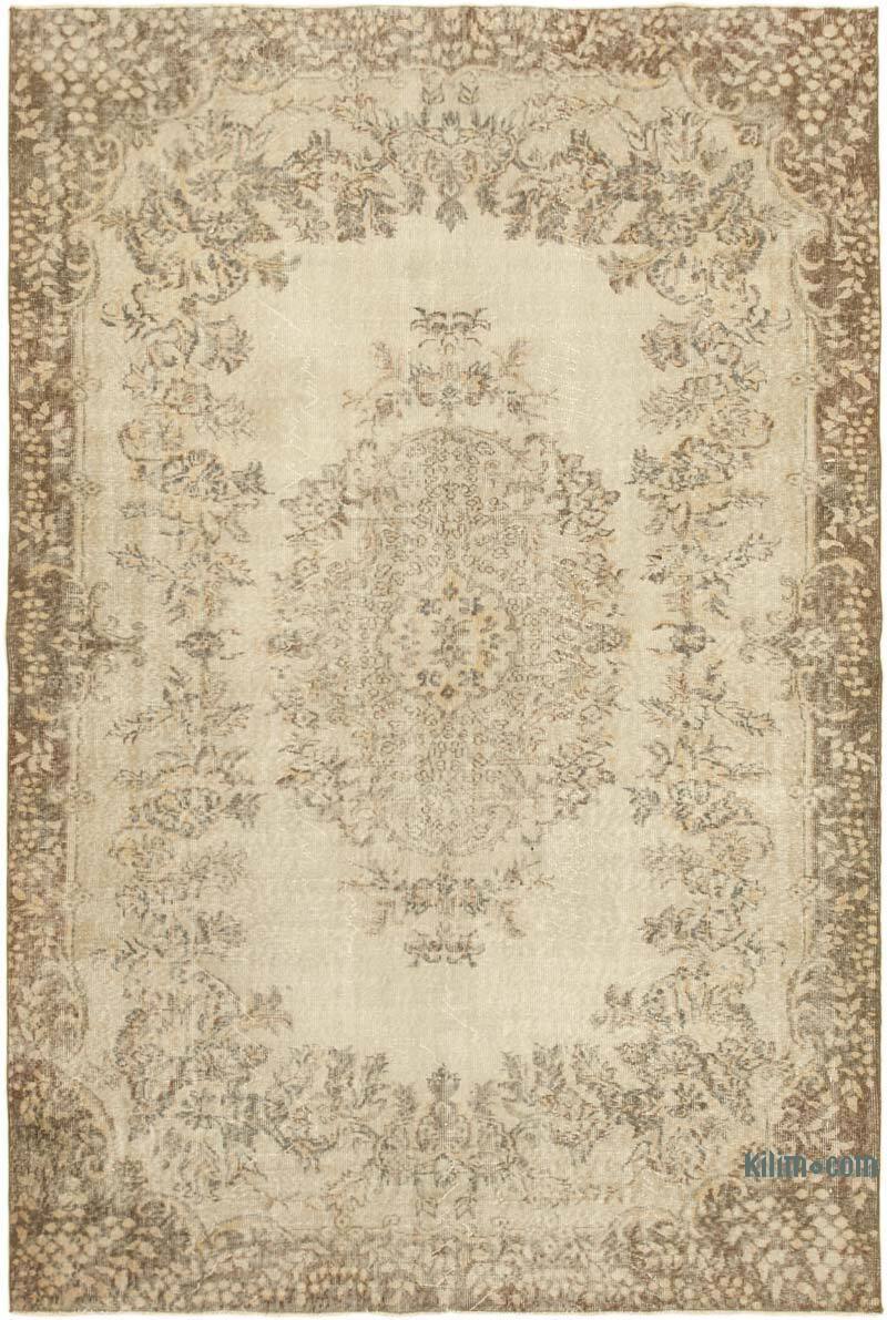 El Dokuma Vintage Halı - 202 cm x 301 cm - K0055641