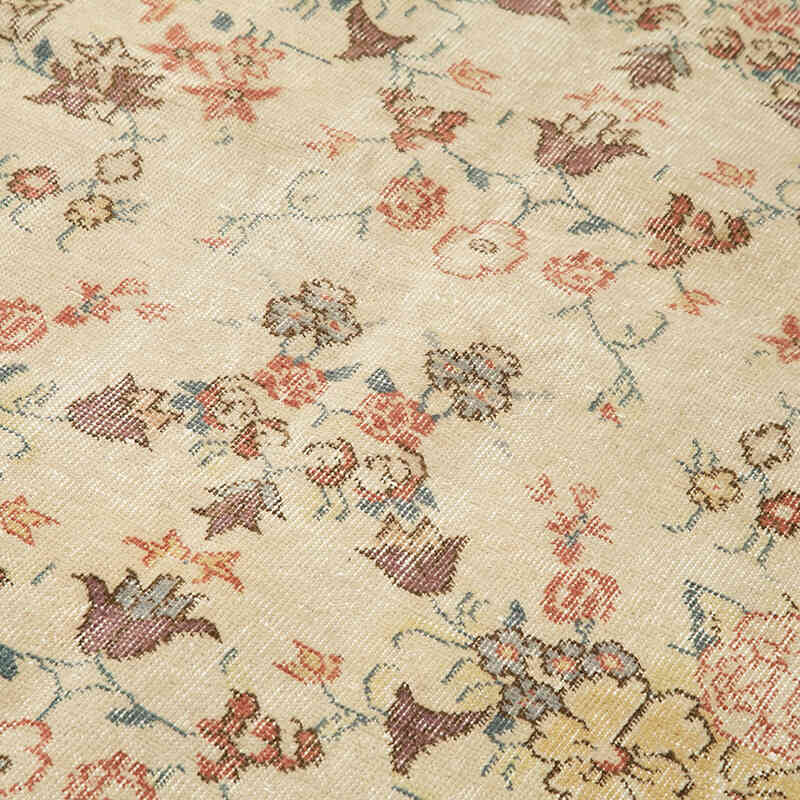 Vintage Turkish Hand-Knotted Rug - 4' 7" x 8'  (55" x 96") - K0055643