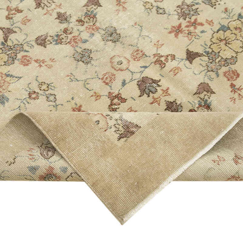 Vintage Turkish Hand-Knotted Rug - 4' 7" x 8'  (55" x 96") - K0055643