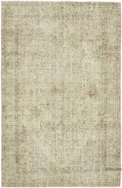 Vintage Turkish Hand-Knotted Rug - 5' 7" x 8' 8" (67 in. x 104 in.)