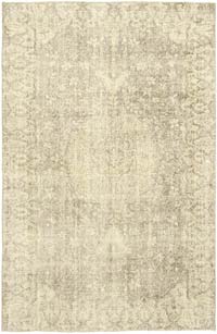 Vintage Turkish Hand-Knotted Rug - 6' 4" x 9' 9" (76" x 117")