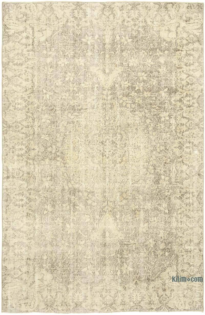 Alfombra Vintage Turca Anudada a Mano - 193 cm x 298 cm - K0055649