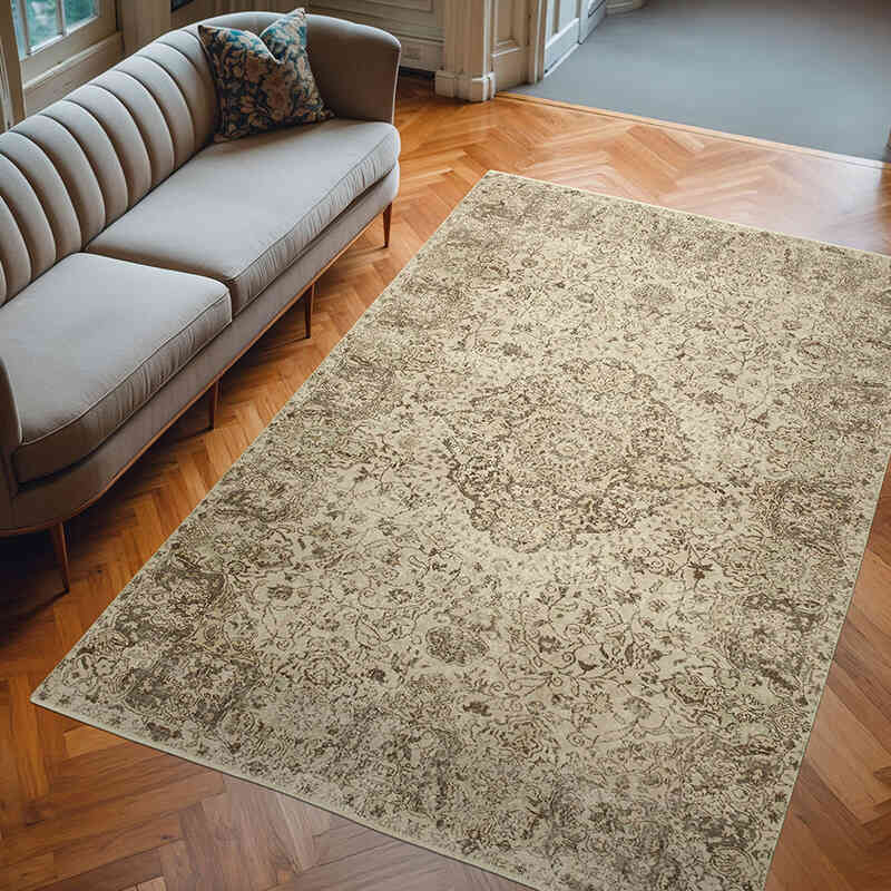 Vintage Turkish Hand-Knotted Rug - 6' 8" x 10' 2" (80" x 122") - K0055657
