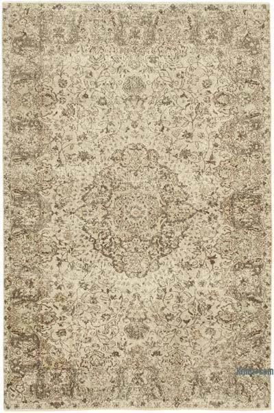 Alfombra Vintage Turca Anudada a Mano - 203 cm x 310 cm