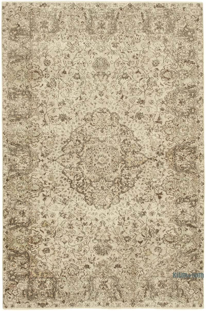Vintage Turkish Hand-Knotted Rug - 6' 8" x 10' 2" (80" x 122") - K0055657