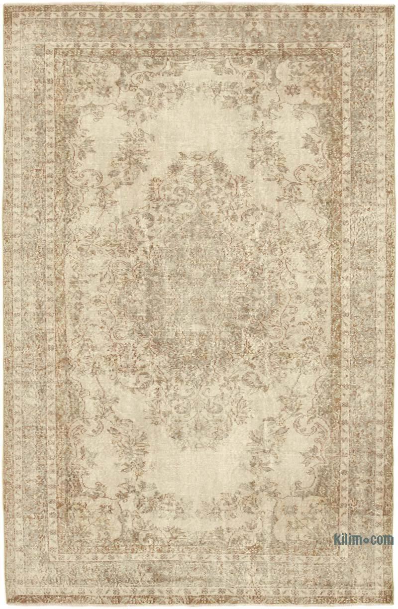 Vintage Turkish Hand-Knotted Rug - 6' 4" x 9' 10" (76" x 118") - K0055660