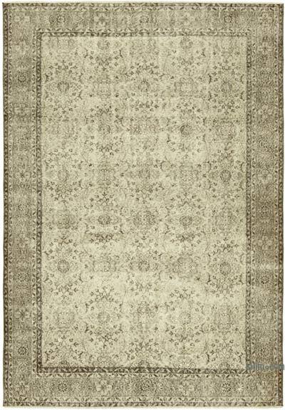 Vintage Turkish Hand-Knotted Rug - 6' 10" x 9' 11" (82 in. x 119 in.)